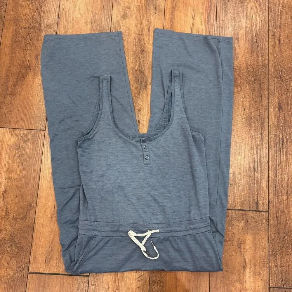 Women's Vuori Falls Jumpsuit in Light Azure Heather Blue Size M Soft $118 EUC